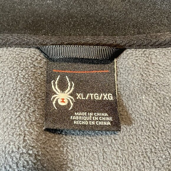 Spyder Mens Hydroweb Hybrid  Volcano Jacket Size XL Gray Red - Picture 8 of 11